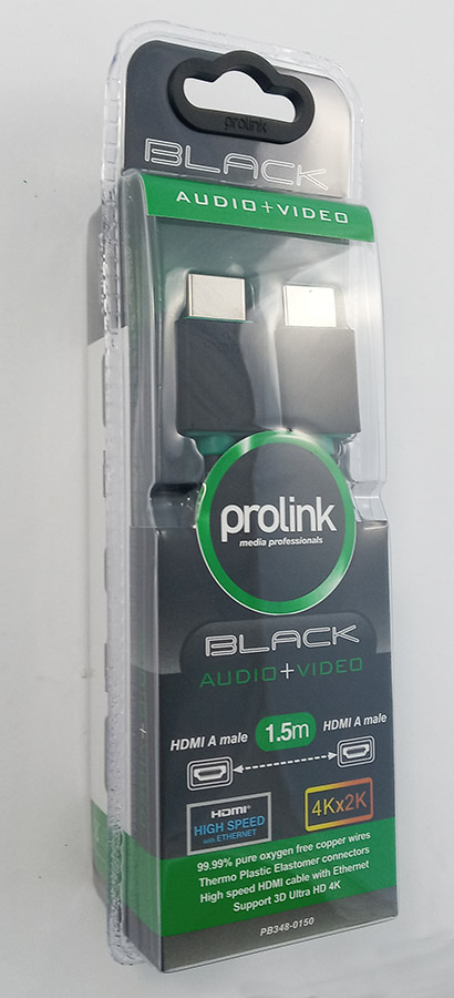PB348-0150 PROLINK HDMI - HDMI VER2.0 - 1,50m